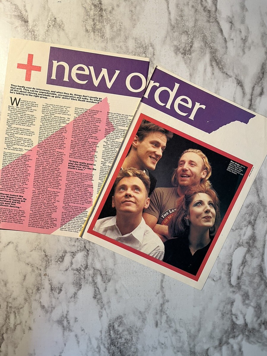 New Order Clipping From 80&rsquo;s Teen Magazine. | eBay