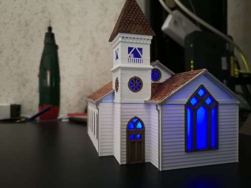 3d printed Church , HO SCALE - Picture 8 of 9
