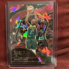 JEWELL LOYD - 2024 Panini Select WNBA Basketball Courtside Pink Prizm #212 Storm