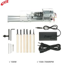 100W Mini Lathe Machine Woodworking Lathe For Grinding Polishing Buddha Bead