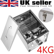 Commercial Grease Trap Waste Water Oil Fat Filter 4KG Stainless Steel Restaurant