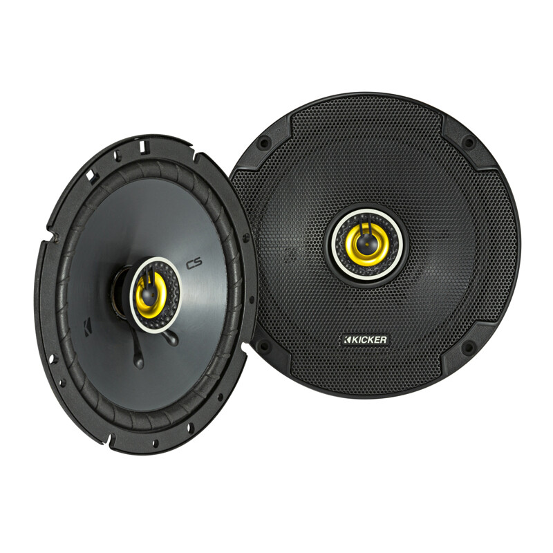 Kicker 46CSC674 6.75" 300 Watts 4 Ohms 2way Coaxial Speakers 1 Year