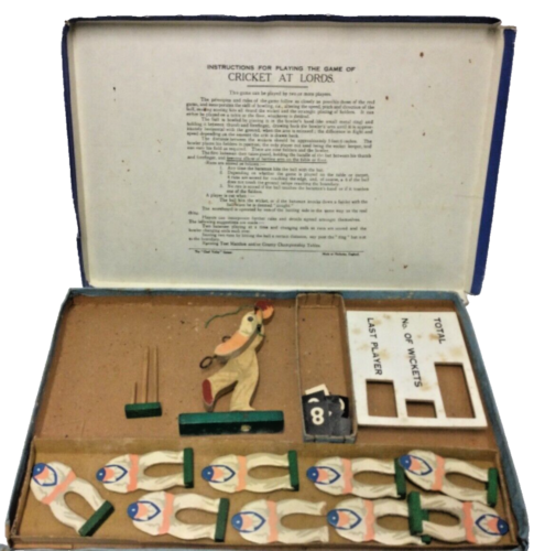 Vintage Cricket Board Games x 2 Cricket At Lords Chad Valley, Home Cricket Pepys - Picture 8 of 20