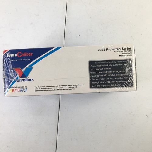 Team Caliber Preferred Scott Riggs Valvoline #10 Monte Carlo 2005 SEALED NEW !!* - Picture 4 of 6