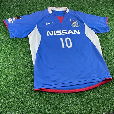Vintage! Yokohama F. Marinos 2009 Jersey Shirt Kit – JPN L / US M
