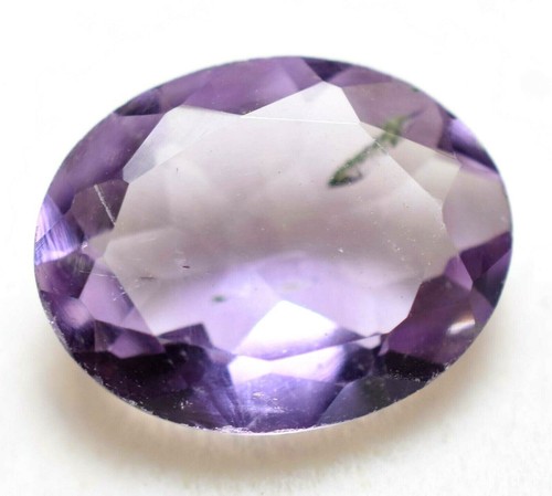 1.80 Ct Natural Purple Brazilian Amethyst GGL Certified Treated Gemstone - Picture 3 of 4