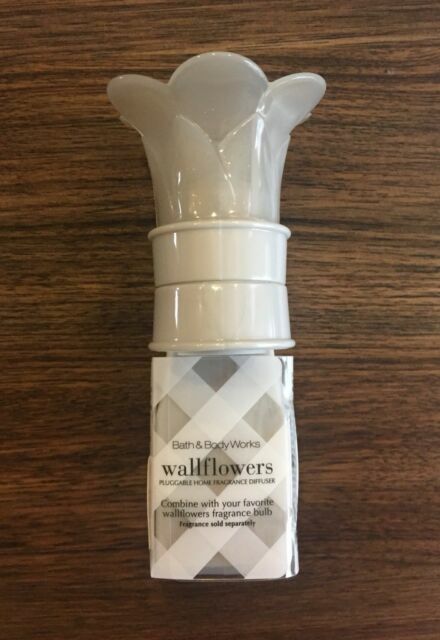 Bath Body Works Gray Flower Top Tulip Wallflower Plug In Refill Diffuser For Sale Online Ebay