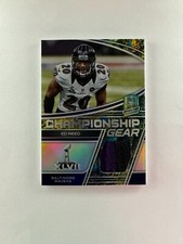 Ed Reed 2022 Panini Spectra Championship Gear Splatter Neon /8 #CG-ERE  1/8!!