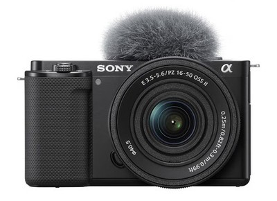 Sony ZV-E10 Kit 16-50mm Power Zoom Kit-Objektiv und schwenkbarer Bildschirm