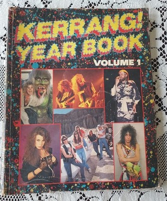 Kerrang! Year Book Volume 1 Heavy Metal Hard Rock Punk Music 1986 British