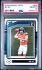 Bo Nix 2024 Panini Donruss Optic #209 PSA 10 Rated Rookie RC Broncos