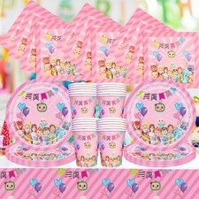 Party Decorations Birthday Supplies Backdrop Pink COCO MELON Tablecloth Party
