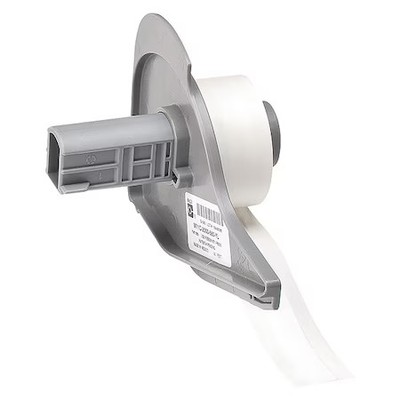 Brady M7c-375-422 Continuouslabelstock, White, Gloss, 3/8Inw