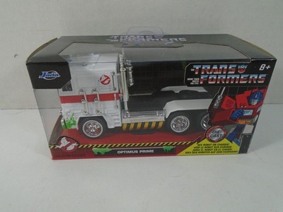 2025 JADA HOLLYWOOD RIDES--TRANSFORMERS--GHOSTBUSTERS OPTIMUS PRIME TRUCK (NEW)