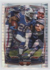 2014 Topps Chrome Pulsar Refractor CJ Spiller #27 2q4