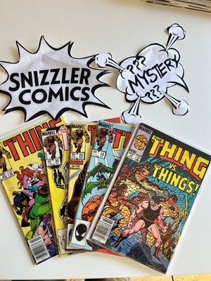   The Thing Marvel Comic Bundle   5 Issues (1984 1986)