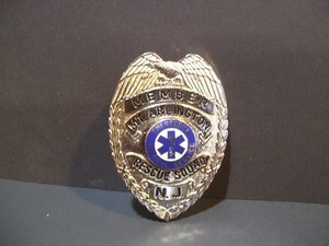 Mount Arlington Rescue Squad New Jersey Member Badge, OBSOLETE, NJ EMS