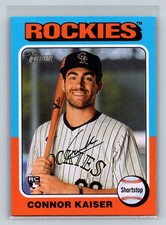 2024 Topps Heritage #700 Connor Kaiser RC MLB Colorado Rockies SP