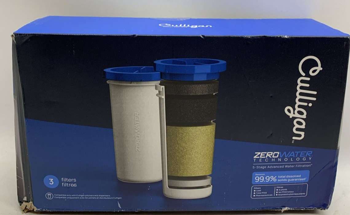 Culligan ZeroWater 5-Stage Replacement Advance Water Filter ZEROF03 – 3 Pack