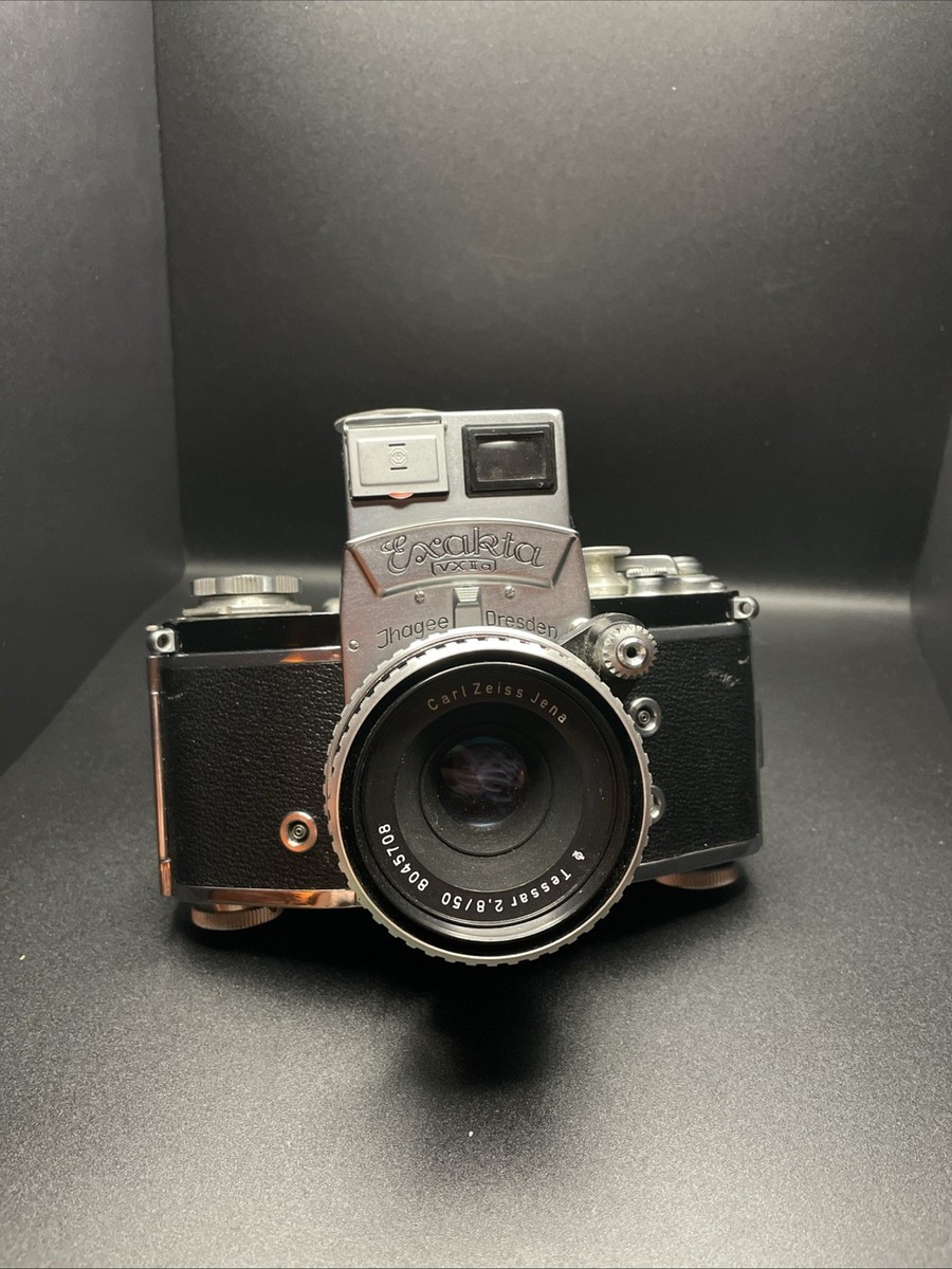 RARE Ihagee EXAKTA Varex VX IIa Carl Zeiss Jena Tessar 50mm F/2.8