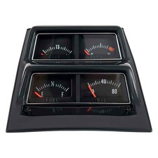 For Chevy Camaro 1968-1976 Oer Black Face Console Gauge Assembly