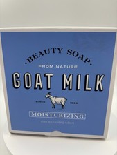 SHOWER MATE BEAUTY SOAP FROM NATURE GOAT MILK MOISTURIZING BOX 12 BARS 38 oz.