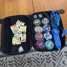 Metal Beyblade Battling Top Burst Launcher Grip Toy Set Game Storage Box MIX LOT