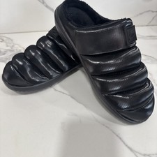 Nike Women's Burrow SE Triple Black Slippers/Slides FZ7940-002 Size 9 New