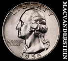 1956 Washington Quarter - Choice Gem Brilliant Uncirculated  Lustrous  #J9965