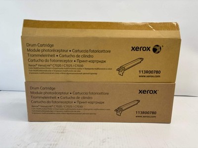 2 Genuine Xerox VL C7020, C7025 C7030 Drum Cartridge Unit 113R00780