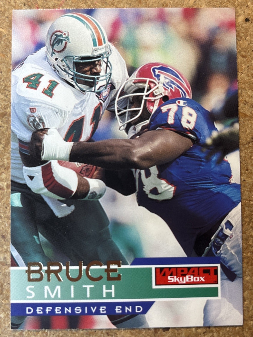 1995 Skybox Impact Bruce Smith #12 Buffalo Bills 