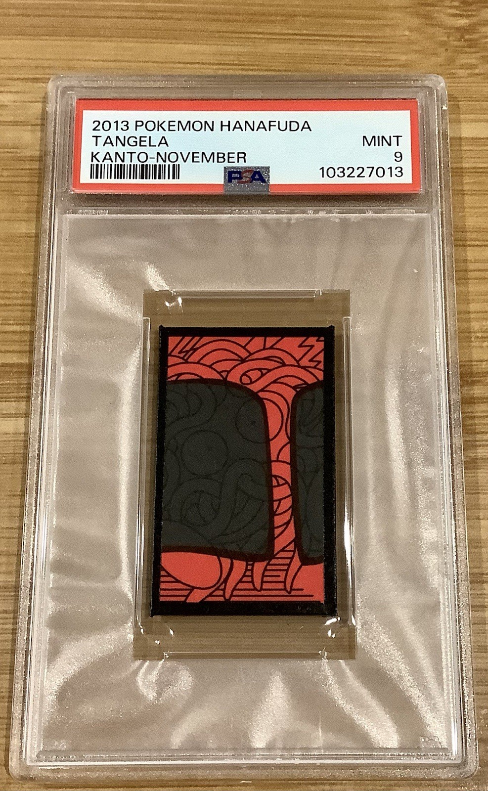 2013 POKEMON HANAFUDA KANTO NOVEMBER TANGELA PSA 9