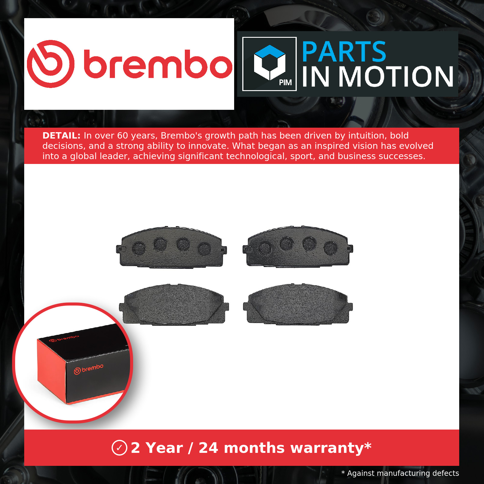 2x ✅Fits BREMBO KLOCKI SZCZEKI CYLINDERKI P 83 139 BRAKE PADS FRONT ⭐UK Seller⭐ - Image 5