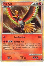 Ho-Oh HGSS01 Promo HGSS Black Star Promos Pokemon Damaged