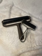 Vintage Brayer Roller Lot of 2 Ink Printmaking Glue Rollers