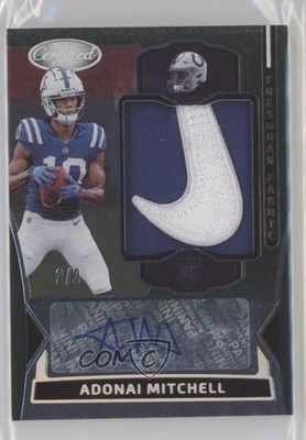 2024 Certified Green Etch 2/3 Adonai Mitchell #FMS-AML Rookie Auto RC 1co7