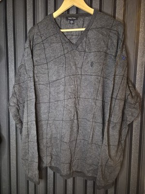 Nautica Herren Pullover Strick XL 100% Baumwolle Größe XL