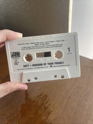 Invasion of Your Privacy by Ratt Cassette, 1985 Atlantic Label - Picture 12 of 16
