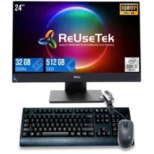 Dell OptiPlex 7400 24" AIO Intel i5-12500 3.00GHz 32GB RAM 512GB NVMe Win 11 Pro