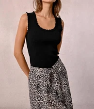 Molly Bracken Ribbed Tank Top Size XL