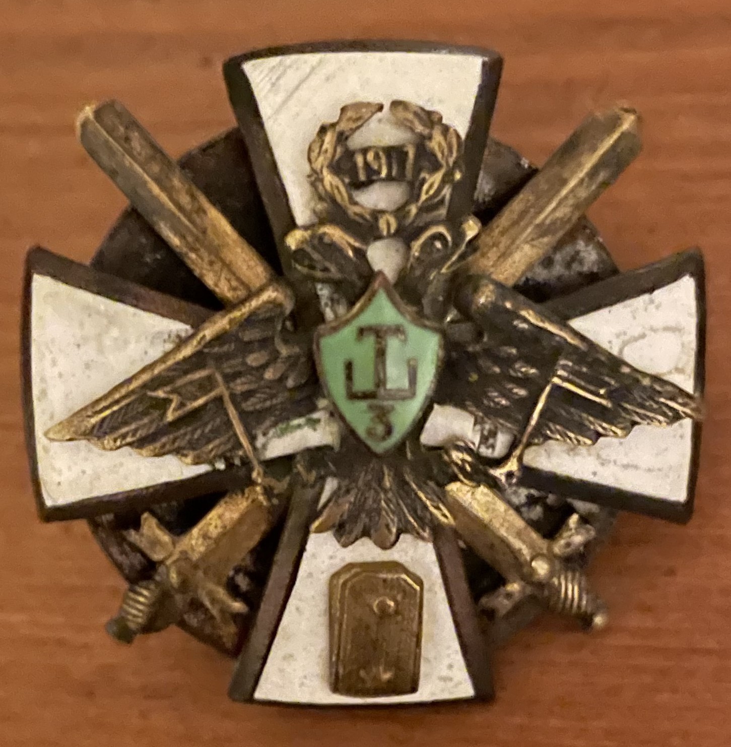 Graduation badge - School of Ensigns - The Russian Provisional Government (1917)