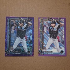 Topps Griffin Conine Miami Marlins Baseball Trading Card Lot 2 Cards