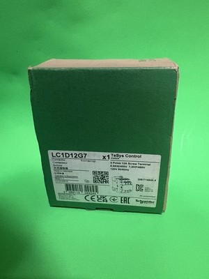 TeSys Deca LC1D12G7 Contactor 120V coil AC 12A replace Schneider LC1D12G7 3P NEW