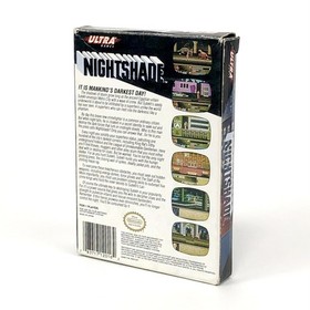 [] North American version Famicom NES Nightshade / Nightshade with box theory,