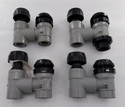 Rain Bird Manual Anti Siphon Valve Lot (2) PAS 100,  (1) PAS 075,  (1) PAS 100U
