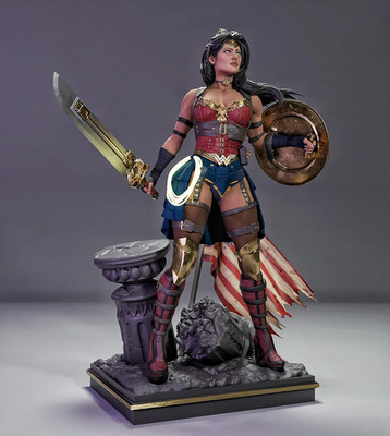 Wonder Woman 1/10 scale 3D printed resin figure model kit