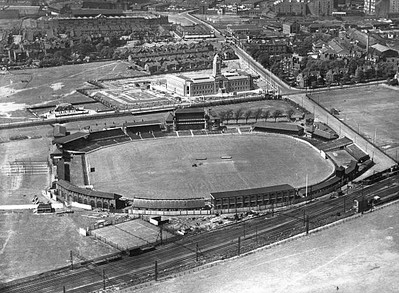 Aerial View Of Lancashire County Cricket Ground Date Unknown OLD CRICKET PHOTO