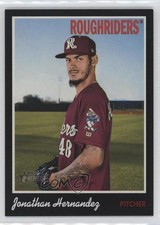 2019 Topps Heritage Minor League Edition Black 50/50 Jonathan Hernandez #89 3d5