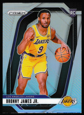 2024-25 Panini Prizm Prizms Silver #243 Bronny James Jr. RC