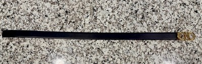 Salvatore Ferragamo Gancini Women s Reversible Leather Belt 27  - Black/Brown